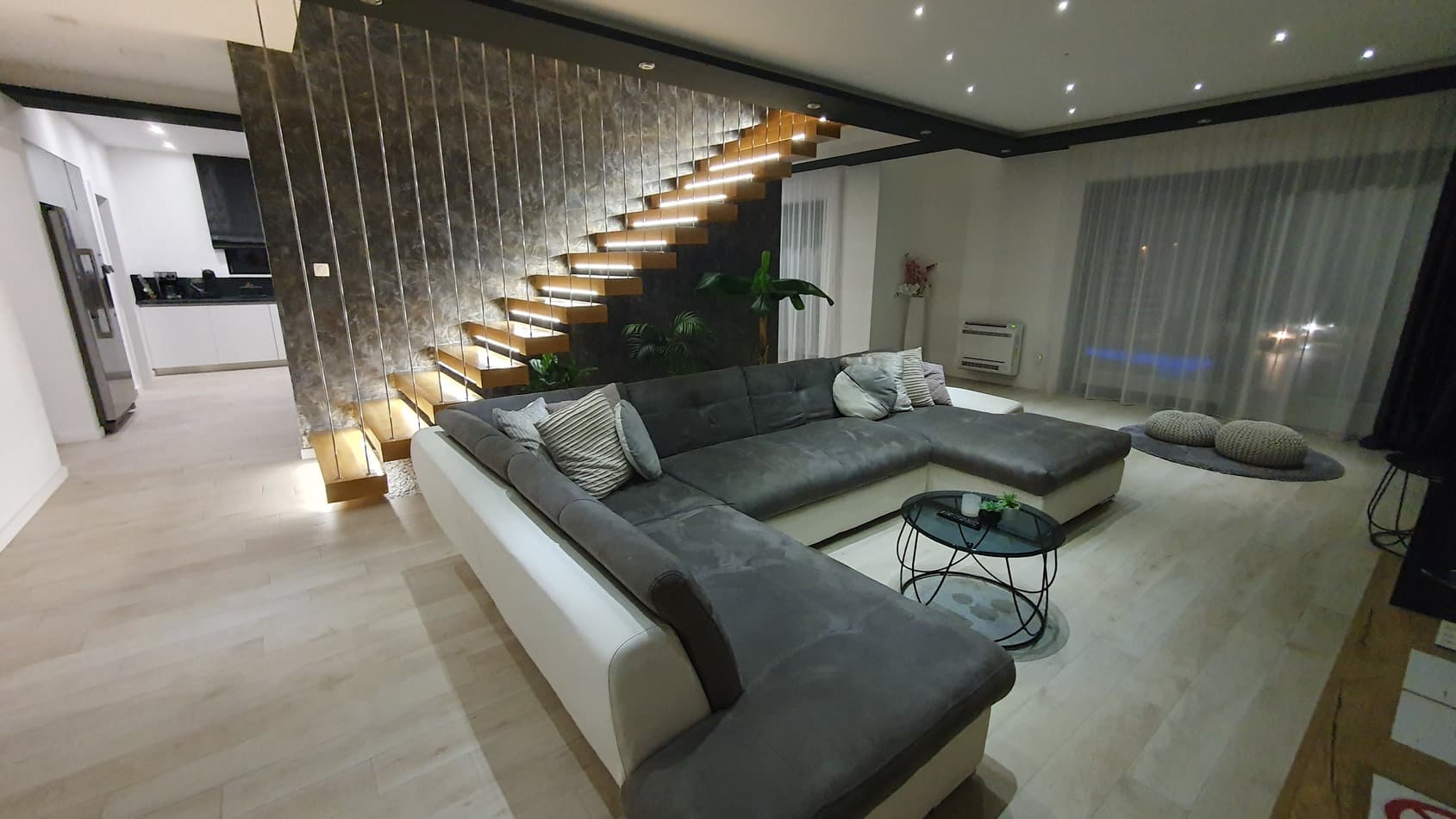 Living room in the evening