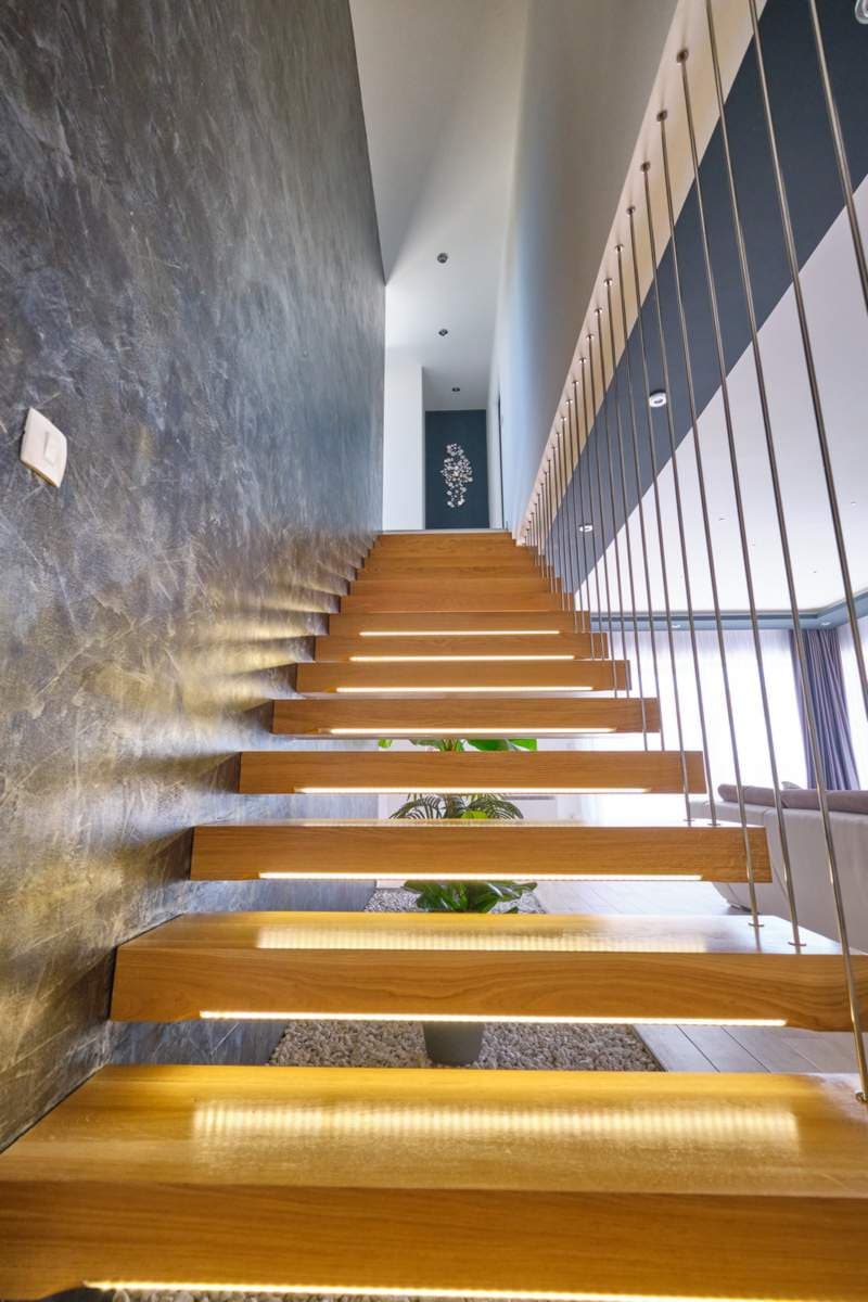 Oak staircase